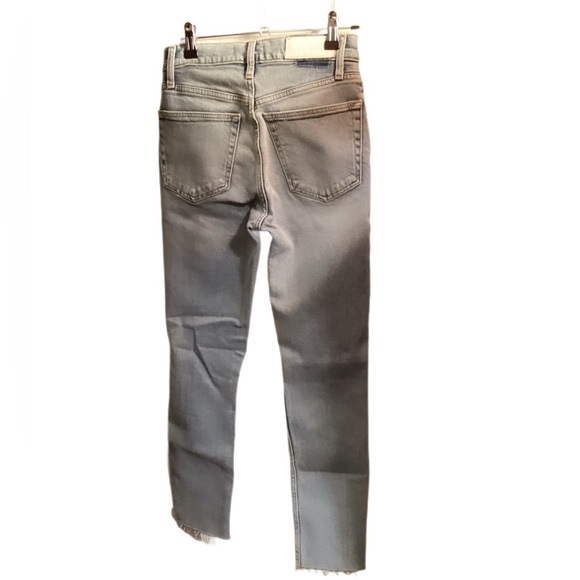 NWT RE/DONE High-Rise Classic Slim Fit 5 pocket Medium wash Skinny Leg Jeans 24 - Picture 4 of 5